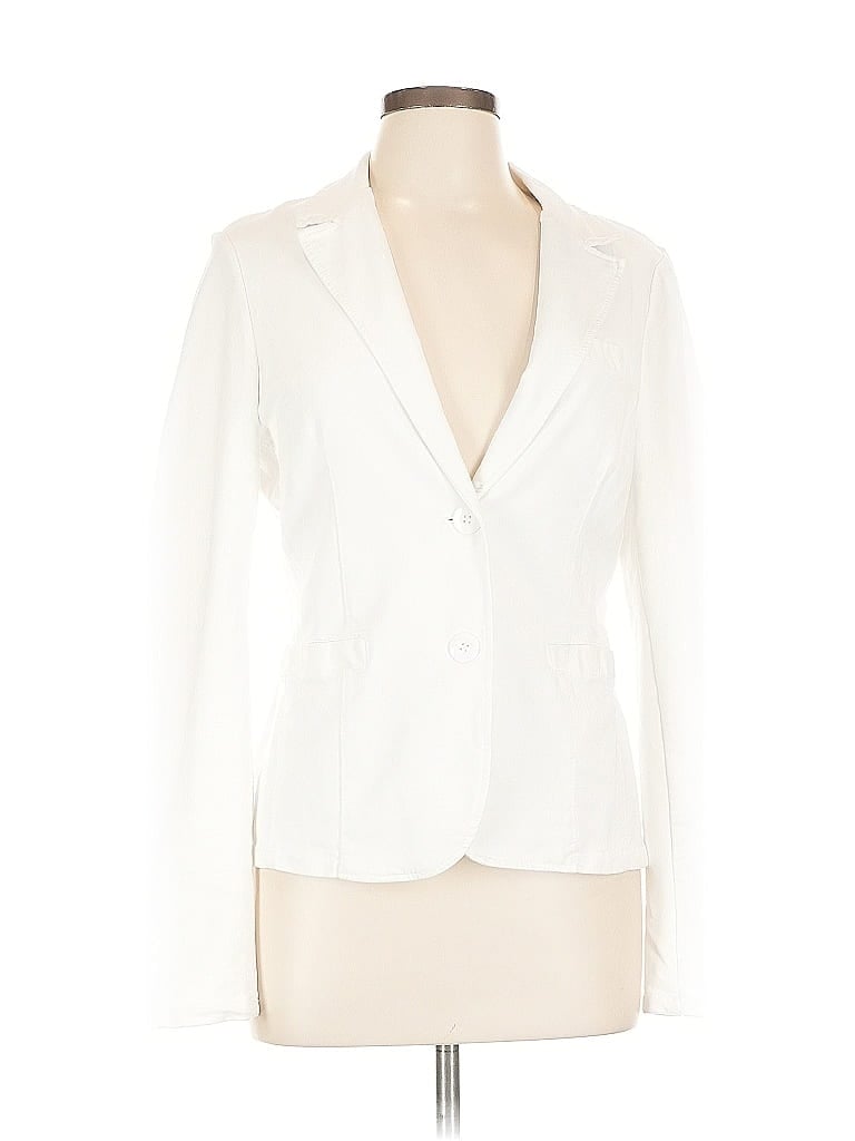 Pre-owned Unbranded Blazer Jacket In White