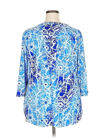 NY Collection 3/4 Sleeve Blouse (view 2)