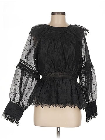 Topshop Long Sleeve Blouse (view 1)
