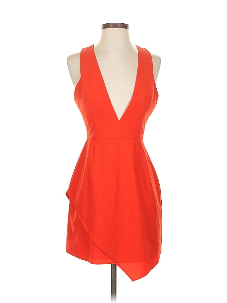 Pre-owned Nbd X The Naven Twins Cocktail Dress In Orange