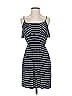 Aqua Stripes Blue Casual Dress Size S - photo 1