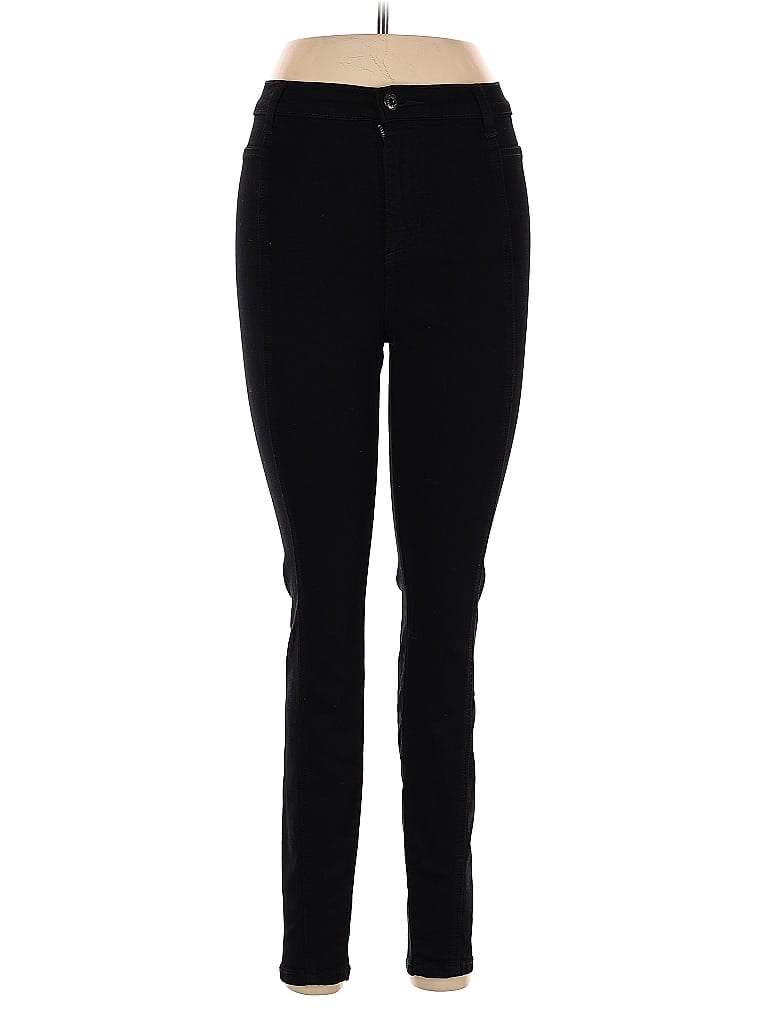 Pre-owned Sneak Peek Jeggings In Black