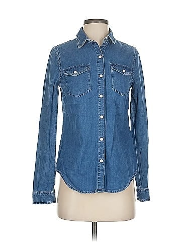 Miss Selfridge Long Sleeve Button-Down Shirt (view 1)