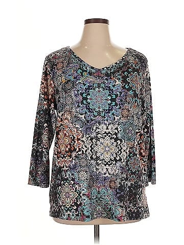 Gloria Vanderbilt 3/4 Sleeve Top (view 1)