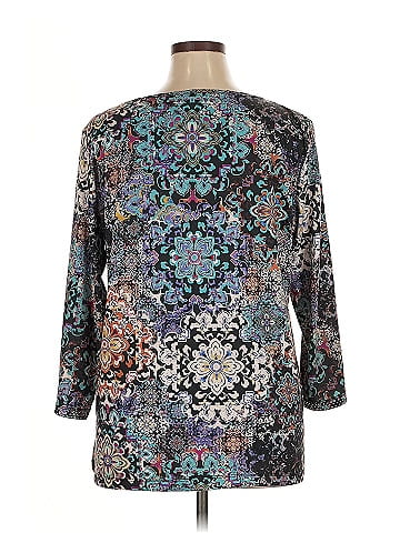 Gloria Vanderbilt 3/4 Sleeve Top (view 2)