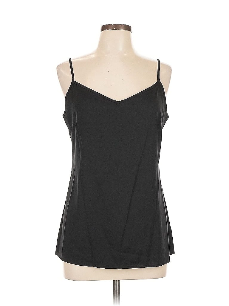 Pre-owned Jcpenney Tank Top Black Strapless Neckline Tops