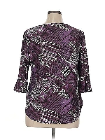 Notations 3/4 Sleeve Blouse (view 2)