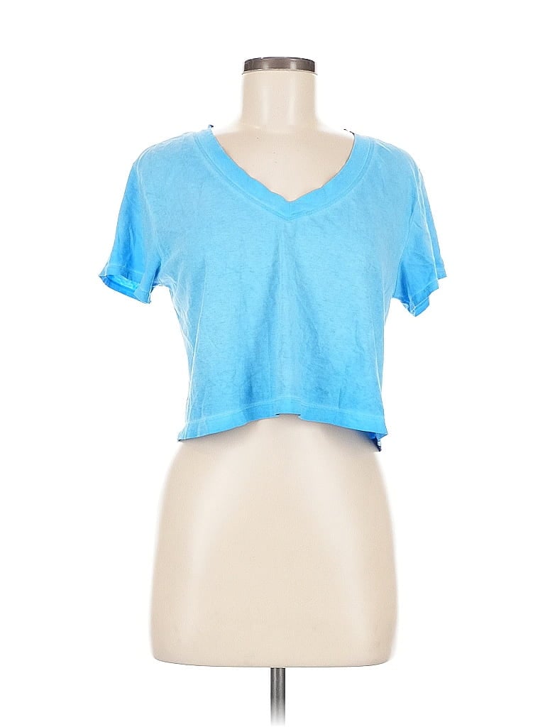 Pre-owned Wild Fable Short Sleeve T-shirt In Blue