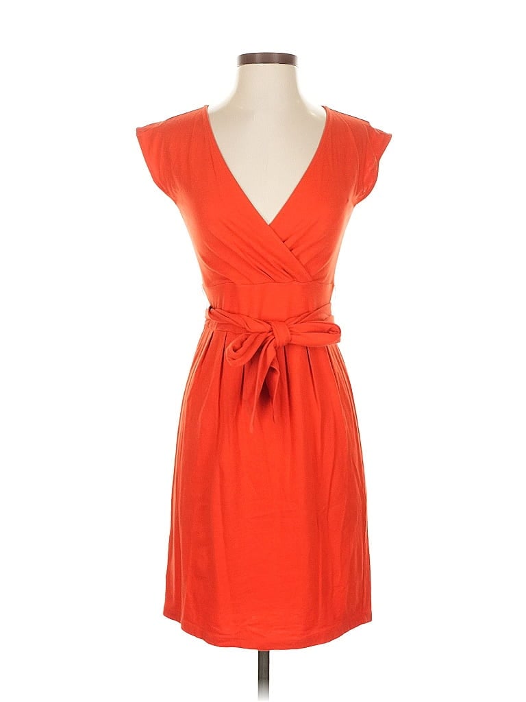 Pre-owned Ann Taylor Loft Cocktail Dress In Orange
