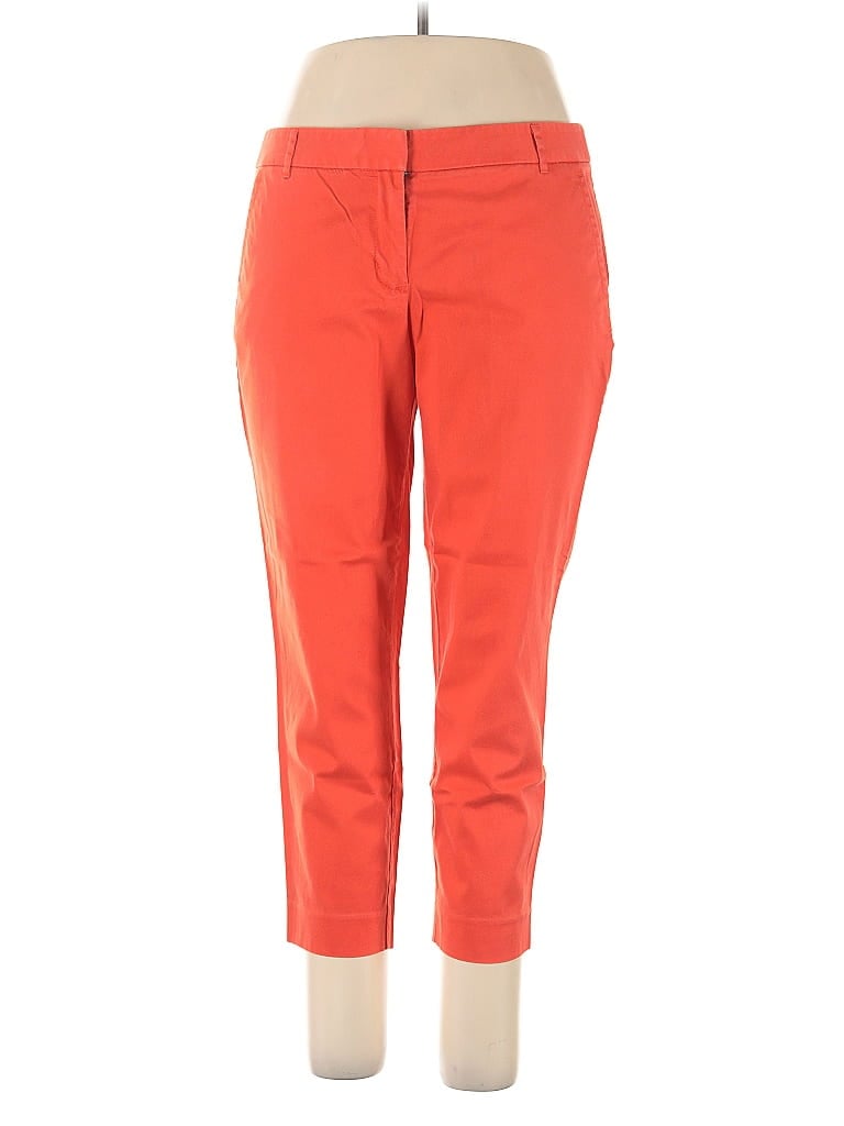 Pre-owned J.crew Factory Store Casual Pants In Orange
