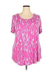 Jm Collection Short Sleeve Blouse