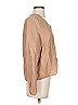 Self Contrast Tan Long Sleeve Blouse Size XS - photo 4