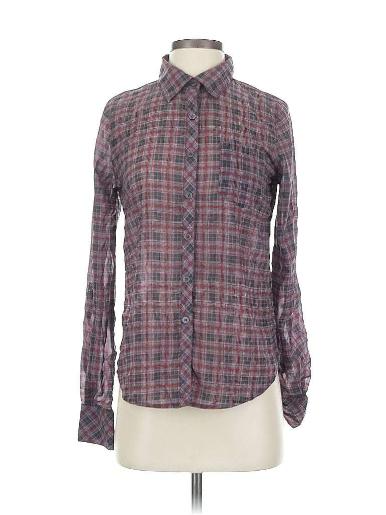 Pre-owned O'neill Long Sleeve Button Down Shirt In Gray