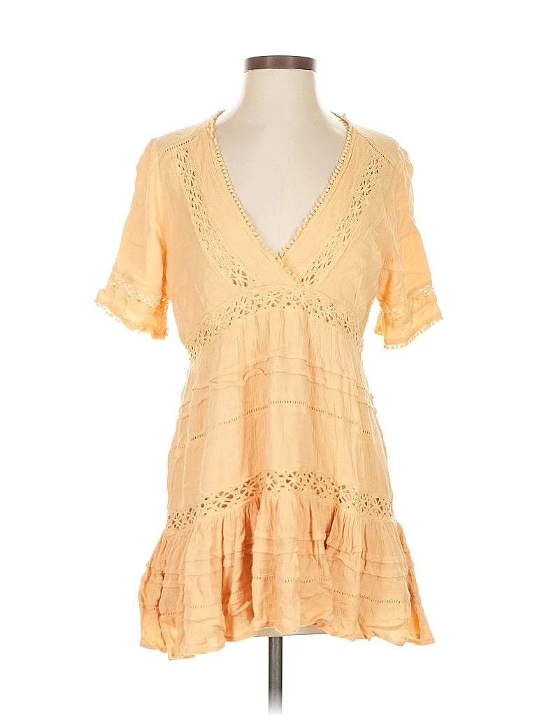 Pre-owned Versona Casual Dress In Yellow