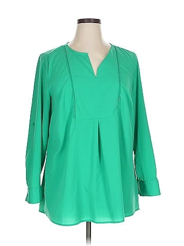 Lane Bryant Outlet 3/4 Sleeve Blouse (view 1)