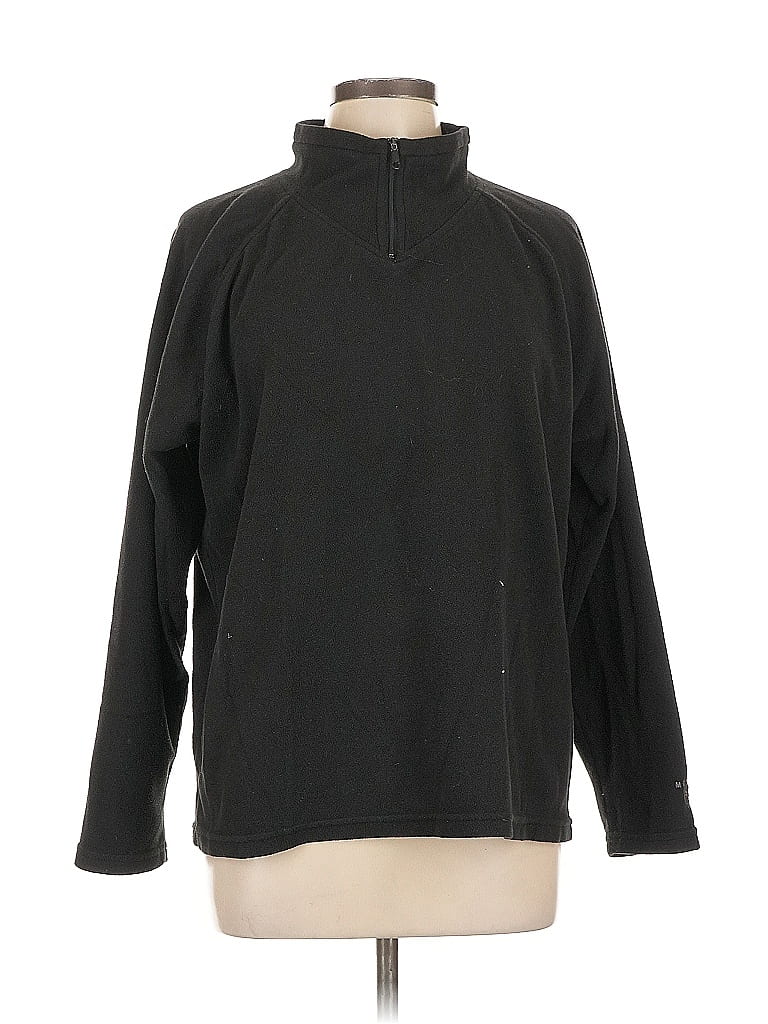 Pre-owned Unbranded Fleece Jacket In Black