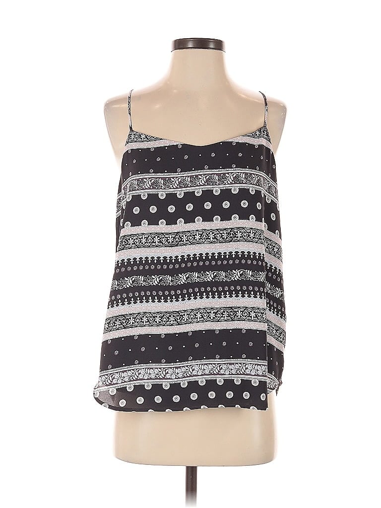 Pre-owned Ann Taylor Loft Sleeveless Blouse In Black