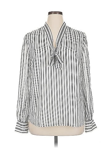 White House Black Market Long Sleeve Blouse (view 1)