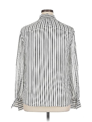 White House Black Market Long Sleeve Blouse (view 2)