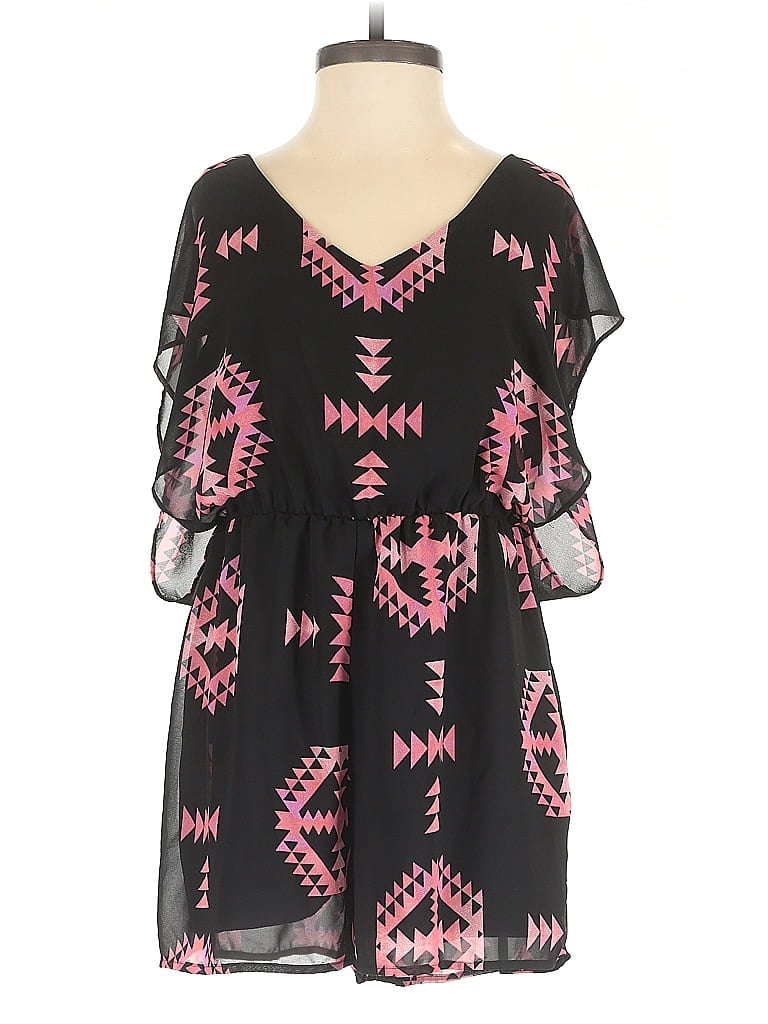 Pre-owned Heart Soul Romper In Black