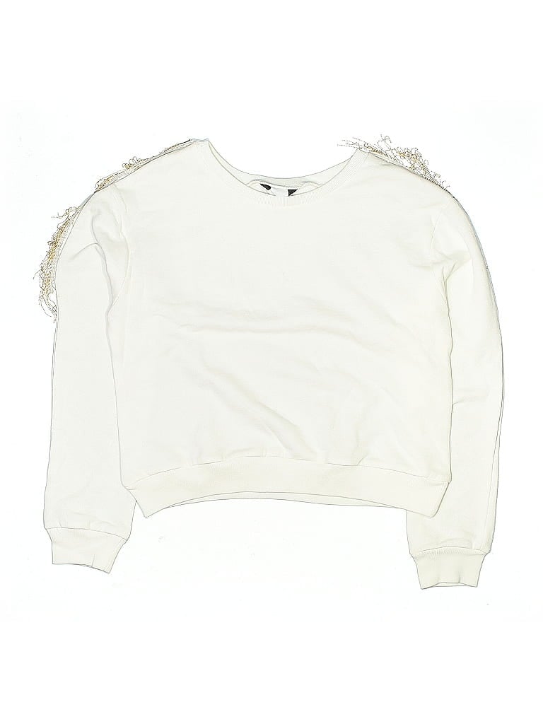 Pre-owned Truce Kids' Sweatshirt In White