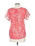Olive and Oak 100% Polyester Pink Short Sleeve Blouse Size L - photo 2