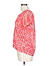 Olive and Oak 100% Polyester Pink Short Sleeve Blouse Size L - photo 5
