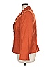Le Suit 100% Polyester Orange Blazer Size 14 - photo 4