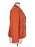 Le Suit 100% Polyester Orange Blazer Size 14 - photo 3