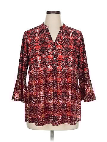 Notations 3/4 Sleeve Blouse (view 1)