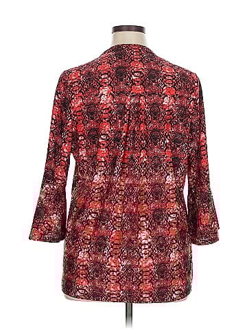 Notations 3/4 Sleeve Blouse (view 2)