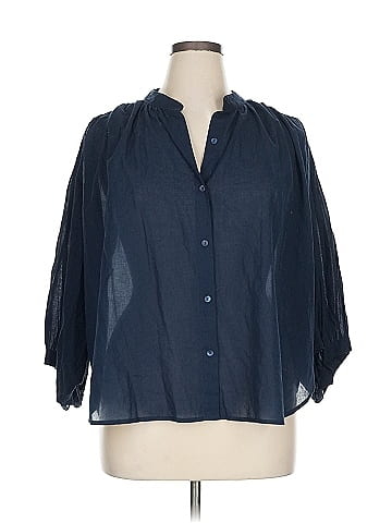 Rebecca Taylor 3/4 Sleeve Button-Down Shirt (view 1)