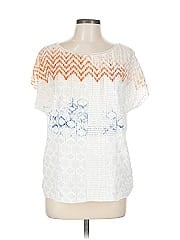 Zara W&B Collection Short Sleeve Blouse