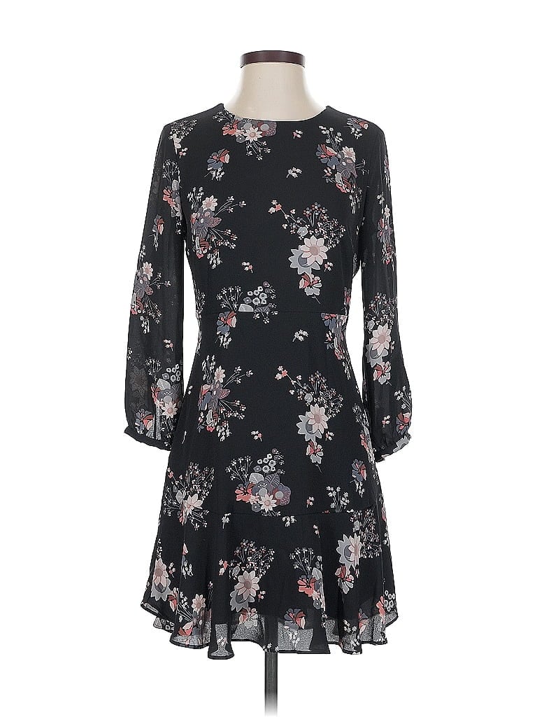 Pre-owned Ann Taylor Loft Casual Dress In Black