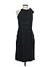 Ann Taylor 100% Polyester Solid Black Cocktail Dress Size 4 - photo 1