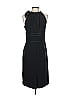 Ann Taylor 100% Polyester Solid Black Cocktail Dress Size 4 - photo 2