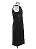 Ann Taylor 100% Polyester Solid Black Cocktail Dress Size 4 - photo 4