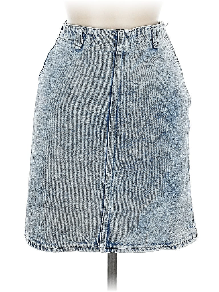Pre-owned Assorted Brands Denim Skirt In Blue