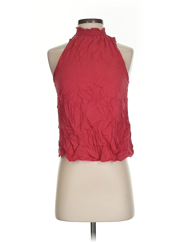 Pre-owned A New Day Sleeveless Blouse In Red