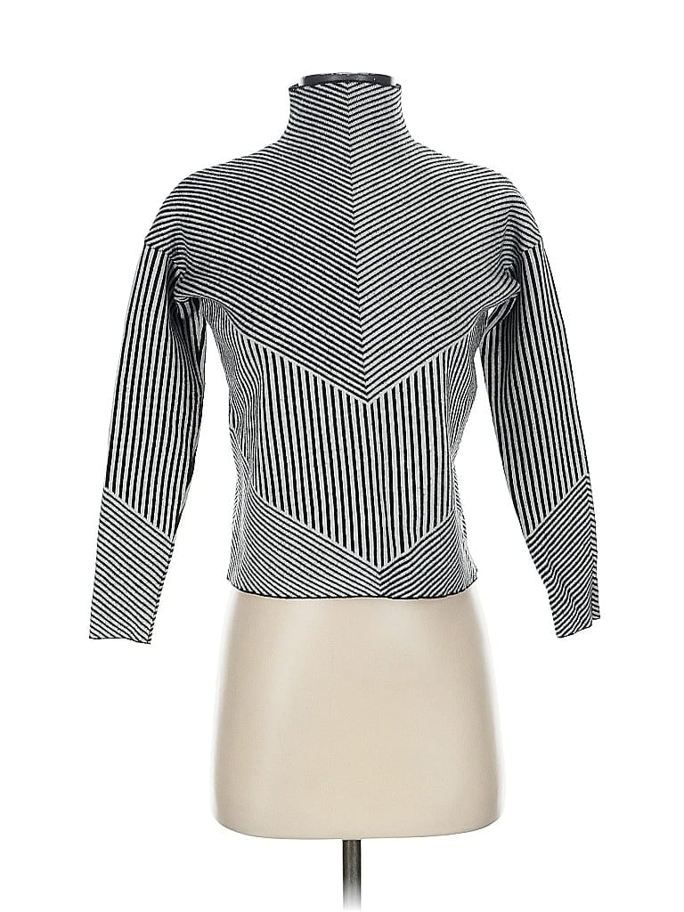 Pre-owned Cynthia Rowley Tjx Turtleneck Sweater In Gray