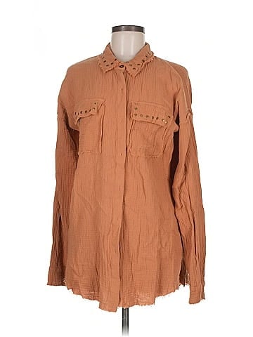 Hem & Thread Long Sleeve Button-Down Shirt (view 1)