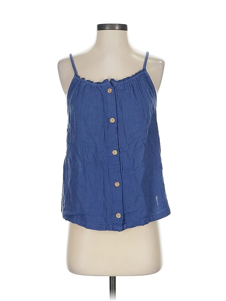 Pre-owned Arizona Jean Company Sleeveless Blouse In Blue