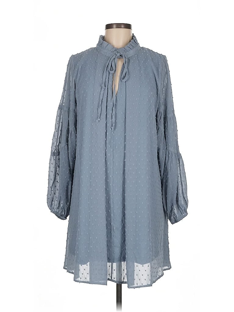 Pre-owned Assorted Brands Casual Dress In Gray