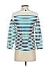 J.Crew 100% Cotton Blue 3/4 Sleeve Top Size XXS - photo 2