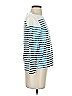 J.Crew 100% Cotton Blue 3/4 Sleeve Top Size XXS - photo 4