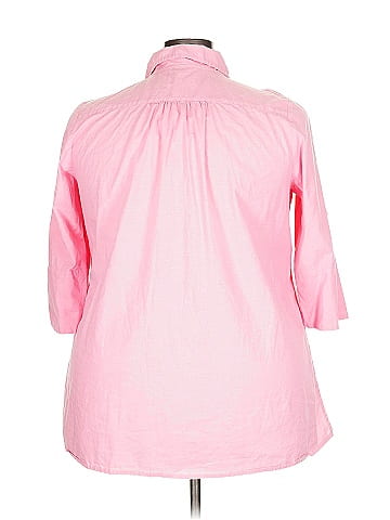 Lane Bryant Outlet 3/4 Sleeve Button-Down Shirt (view 2)