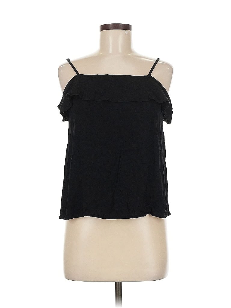Pre-owned Nsr Sleeveless Blouse In Black