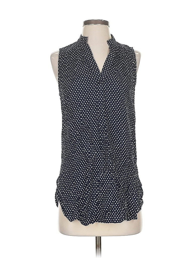 Pre-owned Fun2fun Sleeveless Blouse In Blue