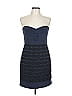 Tibi Blue Cocktail Dress Size 10 - photo 1