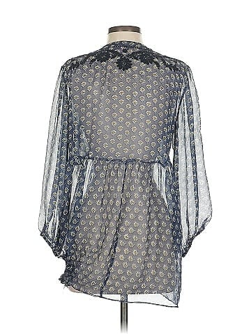 Calypso St. Barth 3/4 Sleeve Silk Top (view 2)